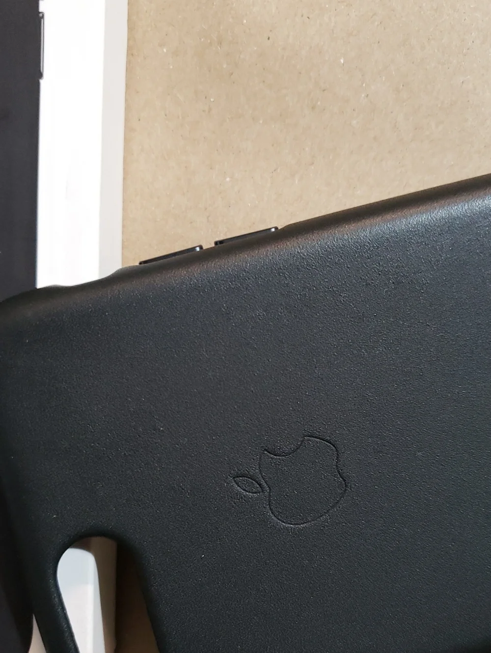 For Apple iPhone 8 Plus Leather Case, Black